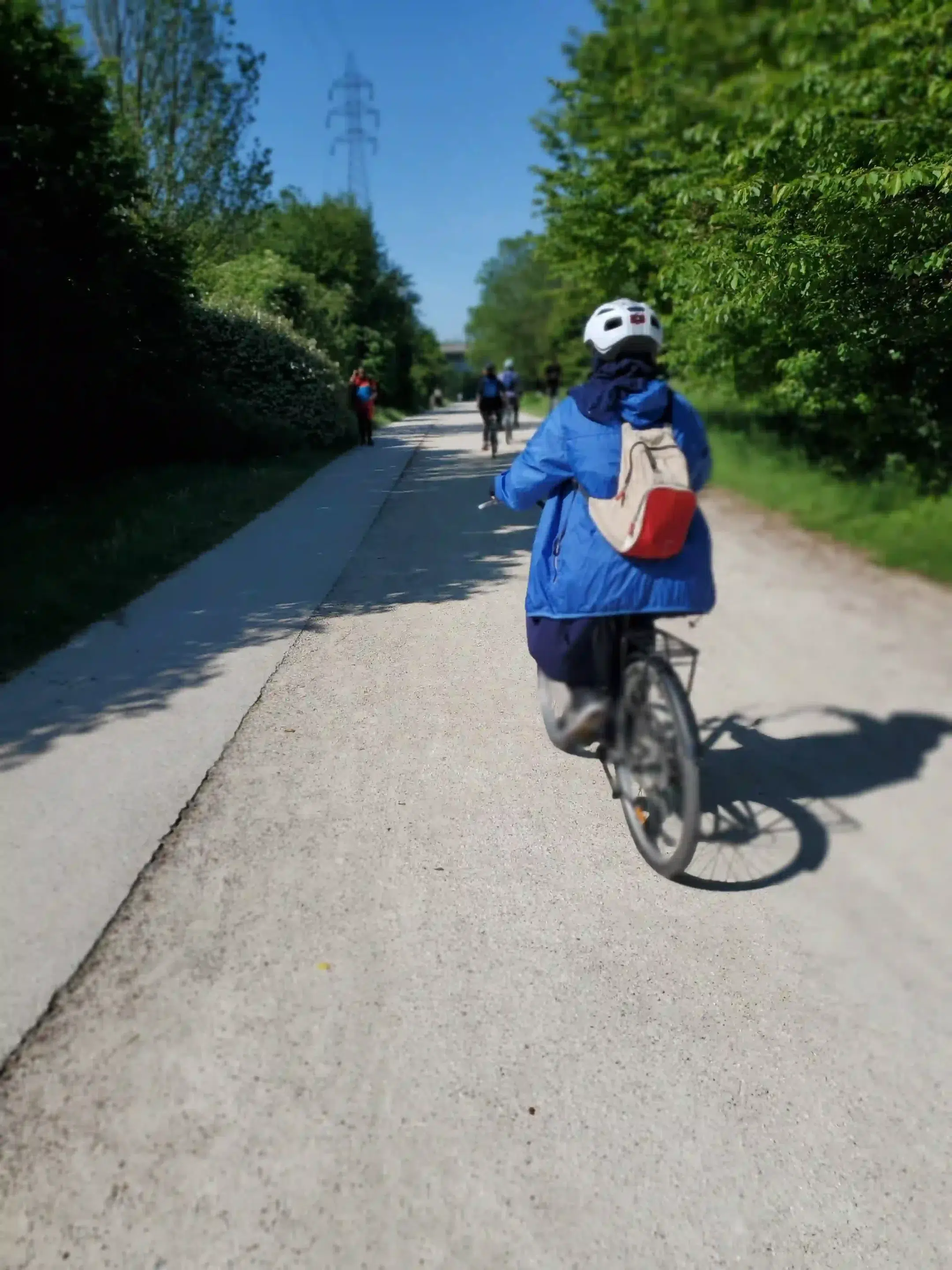 balade a velo au parc